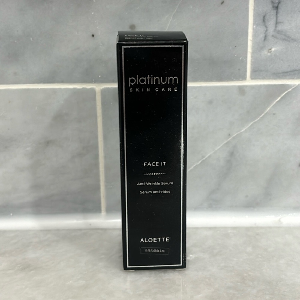 Aloette Platinum Face It Anti-Wrinkle Serum .49 fl oz
